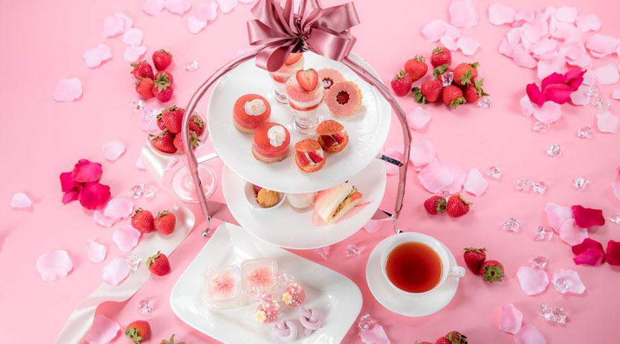 Sweet Pink Strawberry Afternoon Tea ~HAIKARA 春色のいちごづくし~イメージ画像